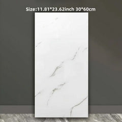 20/24/40pcs Waterproof Self-Adhesive Marble Wall Tile Stickers - Peel & Stick PVC/PE Foam Tiles with Contemporary Straight Puzzle Pattern, Washable & Removable for Bathroom, Kitchen, Living Room Home Decor, Vinyl Stickers Waterproof, Bathroom Renovations,
