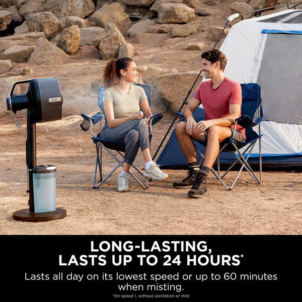 Shark FA300UK Flexbreeze Pro Mist Indoor & Outdoor Misting System in Charcoal Grey