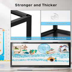 BUCATSTATE Hamster Cage 3.0: 100/120cm(Only 120cm Free 20L Paper Bedding) Spacious Stackable Metal Cage for Dwarf And Syrian Hamsters, Gerbils, And Mice Easy Top Access And Quick Assembly, Hamster Accessories