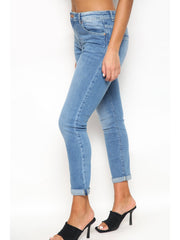 MYT Womens Jeans Ladies High Waist Cotton Mom Relaxed Fit Stretch Denim Pants Waist Size UK 10-22