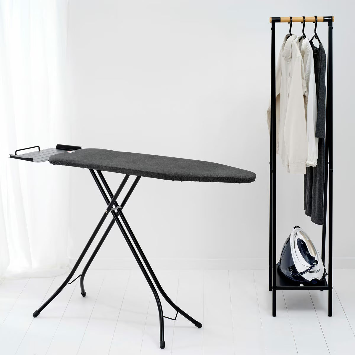 Brabantia Ironing Board B with Metal Steam Unit Holder