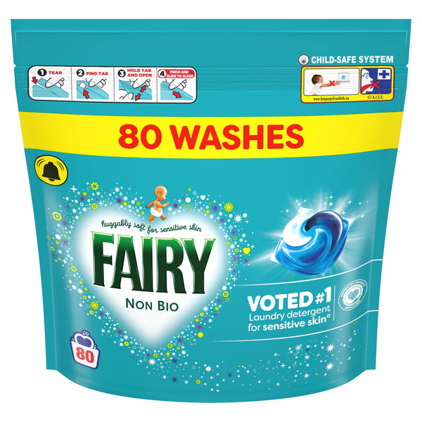 Fairy Non Bio 4 in 1 Pods, 160 Wash