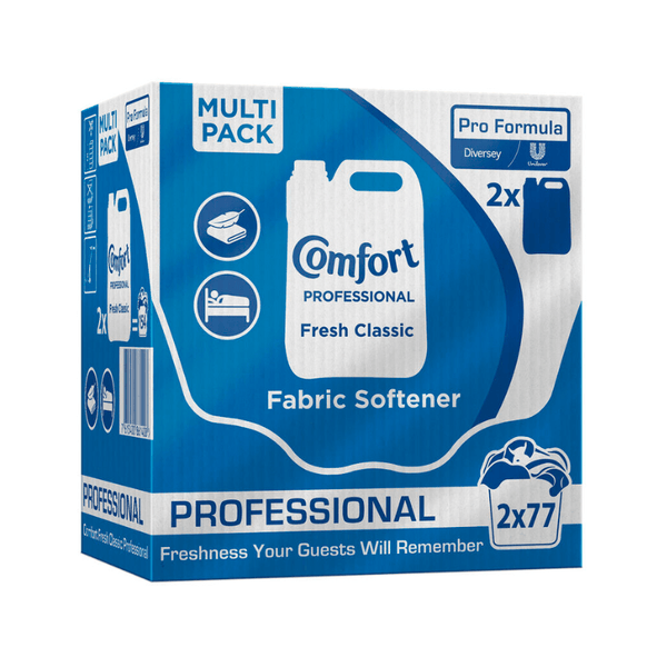 Comfort Professional Fresh Classic Fabric Softner 2 x 4.8L (2 x 77 Wash)