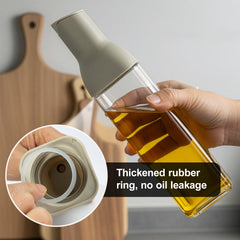 Oil and Vinegar Dispenser Glass Bottle Dispenser for Kitchen, Olive Oil Cruet, Glass Olive Oil Bottle | 500ml, Set of 2