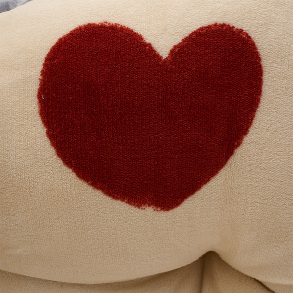 Luxurious Headboard Backrest Cushion with Ruffle Trim - Love Rabbit, Large Backrest Pillow, Princess-style Crown-Shaped Reading Cushion, Perfect for Bedroom/Sofa/Chair/Home Decor