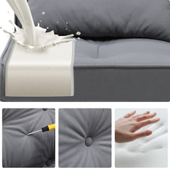 Folding Sofa Bed Adjustable Lazy Tatami Sofa Convertible Floor Couch 5 Levels Adjustable Backrest Lounge Chaise for Living Room Bedroom Guest Room