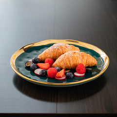 12pcs Porcelain Dinnerware Sets with Dinner Plate, Dessert Plates And Cereal Bowls, Service for 4