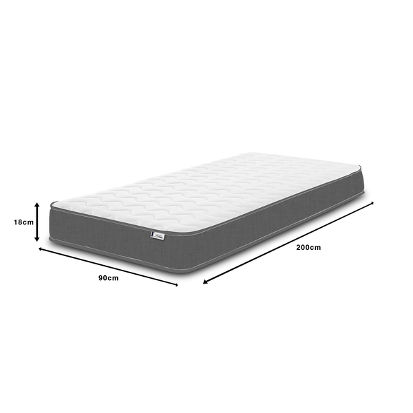 18CM Deep Colour Essential Hybrid Open Coil Spring Mattress