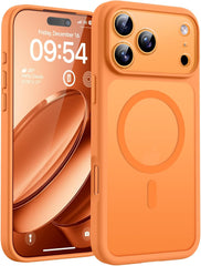 TOCOL Magnetic for Iphone 17 Pro Max Case 6.9-Inch, Compatible with Magsafe, Full Camera Protection, Built-In Magnetic Ring, Drop Protection Shockproof Translucent Matte Phone Cover