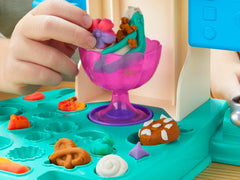 Play-Doh Rainbow Swirl Ice Cream Playset for Toddlers, Non-Toxic Modelling Compound Set, Crafts for Kids, Creative Toys for 3+ Year Olds