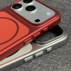 Phone Case: Fashionable Electroplated Magnetic Phone Case Compatible with iPhone 17 Pro Max Slim Shockproof Matte Full Cover Protective Case