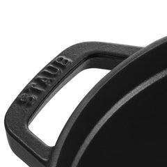 STAUB Cast Iron round Cocotte in Black 24Cm
