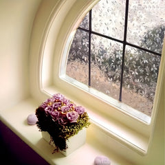 1 Roll Of Self-adhesive PVC Glass Static Window Film Window Sticker, Suitable for Floor-To-Ceiling Windows in Bathrooms And Restrooms, UV Resistant, Transparent And Opaque Window Film for Living Room Home Decoration