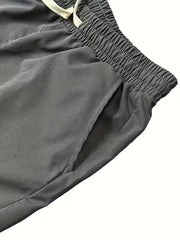 Men's Three-pc Cargo Pants, Solid Color Multi-Pocket Casual Outdoor Sports Trousers, Suitable for Spring, Summer, and Autumn