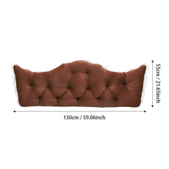 Large Ultra-Soft Comfortable Plush Backrest Pillow, Princess Style Reading Cushion, Neck and Back Support, Luxurious Fashionable Home Style Multifunctional Lace Ruffled Headboard Cushions, Suitable for Bedroom, Living Room, Dorm, Sofa Home Decor, Machine