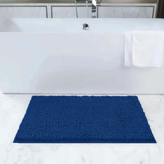 1pc Soft Chenille Bath Mat – Durable Chenille Rug with Non-Slip Backing, Stylish Bathroom Rug, Machine Washable Bath Mat, Non-Slip Area Rug for Shower Room & Home Use