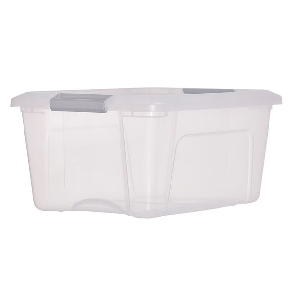 IRIS OHYAMA 15L Storage Box with Lid - 4 Pack