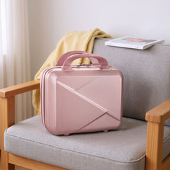 Portable Handheld Plastic Makeup Bag with Elastic Band & Zipper, Jewelry Box, Gift Box for Storing Souvenirs, Luggage Cart for Boarding The Aircraft, Multifunctional Suitcase with Internal Dividers, Can Hold Cosmetics, Towels, Toiletries