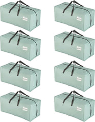VENO 8 Pack Moving Bags Heavy-Duty Extra Large W/Backpack Straps, Moving House Essentials, Strong Handles & Zips, Clothes Storage, Packing, Laundry Bags, Reusable and Sustainable (Blue, 8 Pack)