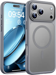 TOCOL Magnetic for Iphone 17 Pro Max Case 6.9-Inch, Compatible with Magsafe, Full Camera Protection, Built-In Magnetic Ring, Drop Protection Shockproof Translucent Matte Phone Cover
