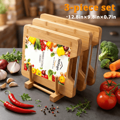 3/2/1pc Upgraded Large Chopping Board, High-quality Wooden Chopping Board, Food Safety, Durable Wood Blocks, Suitable for Meat, Cheese, Bread, Vegetables and Fruits, Ideal Kitchen Utensil, Perfect Gift for Families and Dormitories.