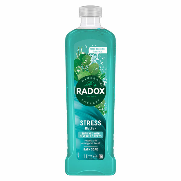 Radox Mineral Therapy Stress Relief Bath Soak, 4 X 1L