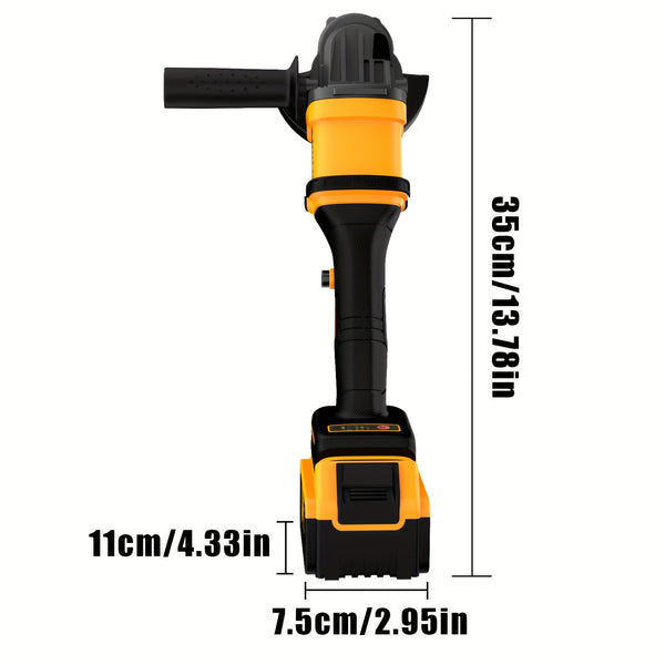 The New 2026 Angle Grinder Is Equipped with Two Lithium-Ion Batteries, a Fast Charger, And a Wireless Polishing Machine with a Complete Set of Accessories, Enhancing The Product'S Versatility And Ease of Use
