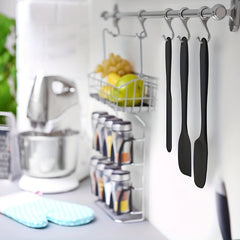 Set of 4 Heat-Resistant Non-Stick Spatulas Made of Silicone