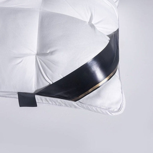 Pack of 2 Upgraded Thickened 5-Star Hotel Quality Pillows – Non-Collapsing High Core for Deep Sleep & Neck Support, Hypoallergenic Polyester Cover, Perfect for Home, Bedroom