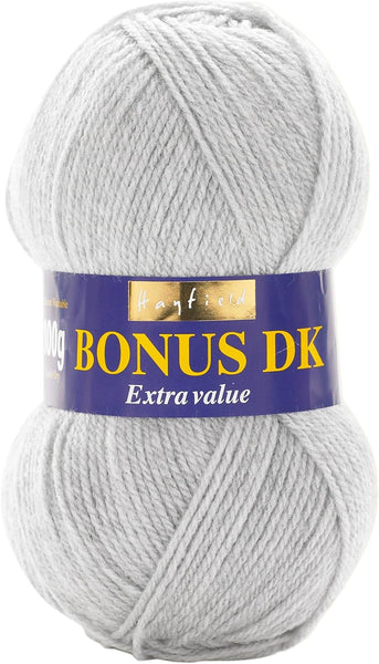 Sirdar Hayfield Bonus DK Double Knitting, White (961), 100G