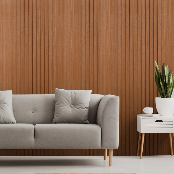 Self-Adhesive Wood Effect Wallpaper 3D Wood Panel Vinyl Wrap Peel and Stick Waterproof Sticky Back Plastic for Walls Furniture Cabinets 40cm x 300cm