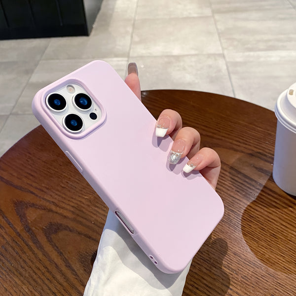 Phone Case: Phone Case - Suitable for Apple 16 Pro Max Phone Case, iPhone 17 Pro Max iPhone 16 iPhone 15 with a Skin-Like Pure Color Soft for 14/13/12/11.