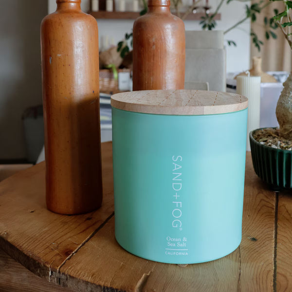 Sand & Fog Fragranced Candle, 1.5Kg in Ocean Sea Salt