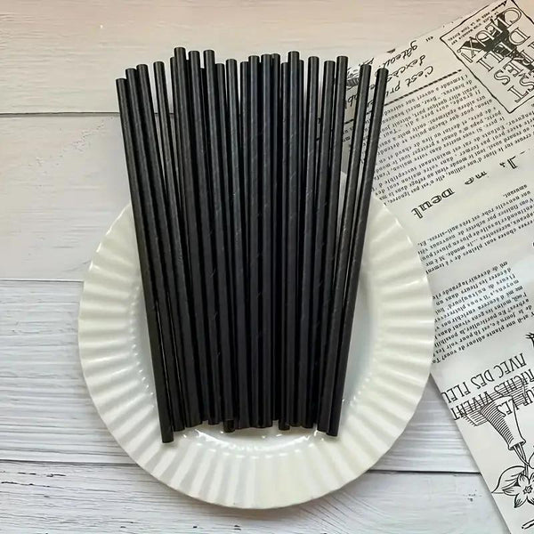 Paper Straws,150 Pack Paper Drinking Straws, Bio Drinking Paper Straws Wedding Party, Party Straws, Restaurant, Juice Drinking Straws