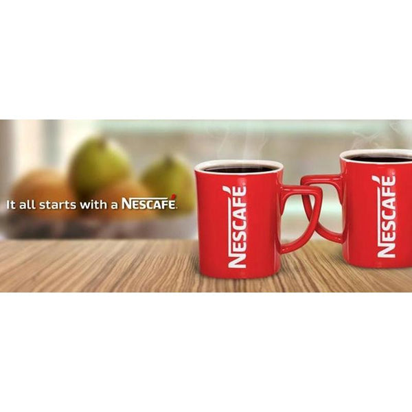 Nescafé Iconic Stylish Modern Red Tea & Coffee Mug | New 2026 Style | 6 Pack