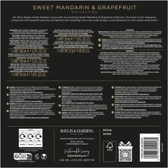 Baylis & Harding Sweet Mandarin & Grapefruit Luxury Pamper Present Gift Set (Pack of 1) - Vegan Friendly