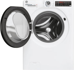 Hoover H-WASH 350 9Kg Freestanding Washing Machine, 1400 RPM, a Rated, Eco-Power Inverter Motor, Hon App, 60 Programmes, Eco Doser, Power Care System, White, 60X53X85 Cm - H3WPS496TAMB6-80