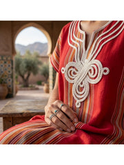 Women Boho Kaftan Dress Long Embroidered Beach Cover Up Lightweight Summer Kaftan Maxi Dress Loose Fit Swimwear Cover Up Holiday Beachwear Gandouri