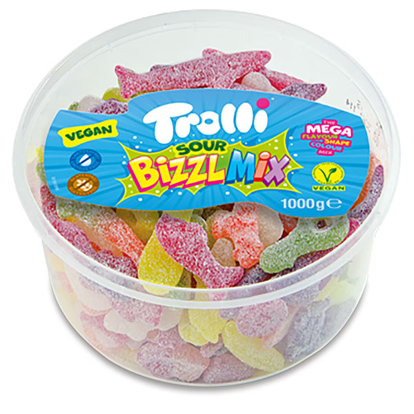 Trolli Sour Bizzl Sweet Mix, 1Kg
