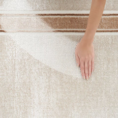 Glitz Cream Border Rug in 3 Sizes