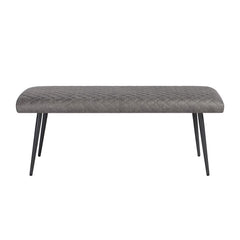 Indus Valley Henley Grey Corner Bench Set, Left Hand Facing