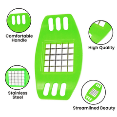 AEX Potato Chipper | French Fry Cutter and Vegetable Slicer | Kitchen Tool for Potatoes, Carrots, Cucumbers & More