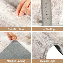 1pc Hallway Runner Rug Non Slip Carpet Runners 80x300cm Modern Abstract Hall Runner Carpet Runner Washable Kitchen Rugs for Hallway Entryway Kitchen Bedroom