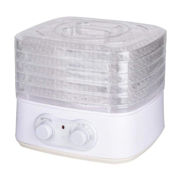 HomeTronix 5 Tray Mini Electric Food Dehydrator Fruit Dryer Meat Vegetables Beef Preserver Machine Beaf Jerk