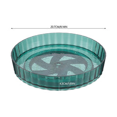 Non-Slip Rotating Storage Rack 1 Pack, Lazy Susan Organizer for Kitchen Spice Rack and Cosmetic Storage, Multi-functional Design for Cupboard Bedroom Bathroom Living Room Use, Complete Worktop Organizer Solution