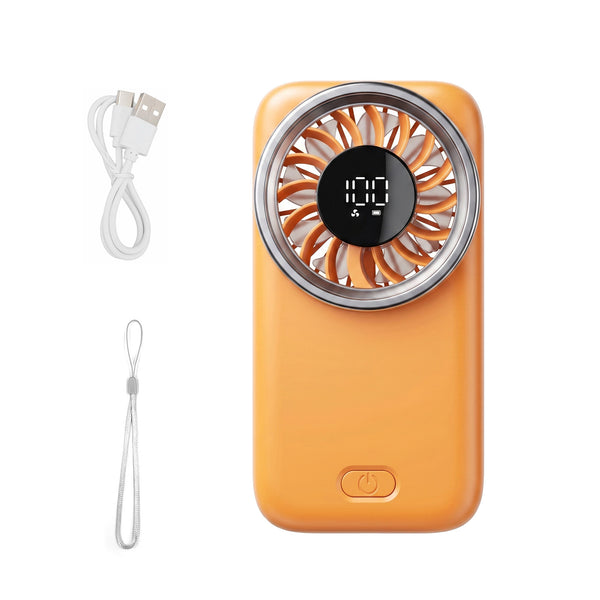 Mini Handheld Fan, 50% Smaller Portable Pocket Cooling Fan, 3-in-1 Stand Handheld Lanyard USB Fan, Summer Cooling Essential for Travel