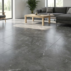 Marble Floor Tiles Self Adhesive, Vinyl Flooring Peel and Stick Floor Tiles Waterproof for Kitchen Living Room and Bathroom DIY Flooring 30x30cm 12pcs (1.08㎡)
