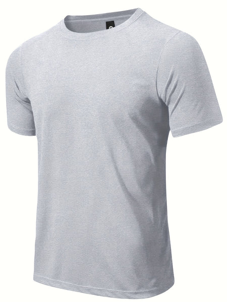 5pcs Men'S Short Sleeve T-Shirts Summer New Arrival Light Board Multi-Color Round Neck Clothing Pullover Casual Sports Apparel Men'S Tops