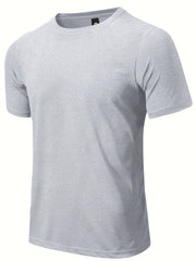 5pcs Men'S Short Sleeve T-Shirts Summer New Arrival Light Board Multi-Color Round Neck Clothing Pullover Casual Sports Apparel Men'S Tops