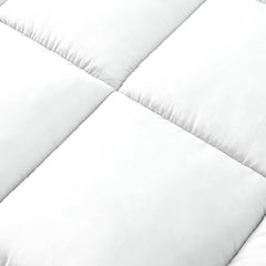 Hotel Quality 10cm Extra Thick Mattress Topper with Deep Fitted Elastic Corners – Luxury Mattress Topper for All Seasons and All Sizes Available: Single, Double, Small Double, King, and Super King